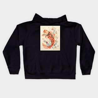 Japan Koi Fish Kids Hoodie